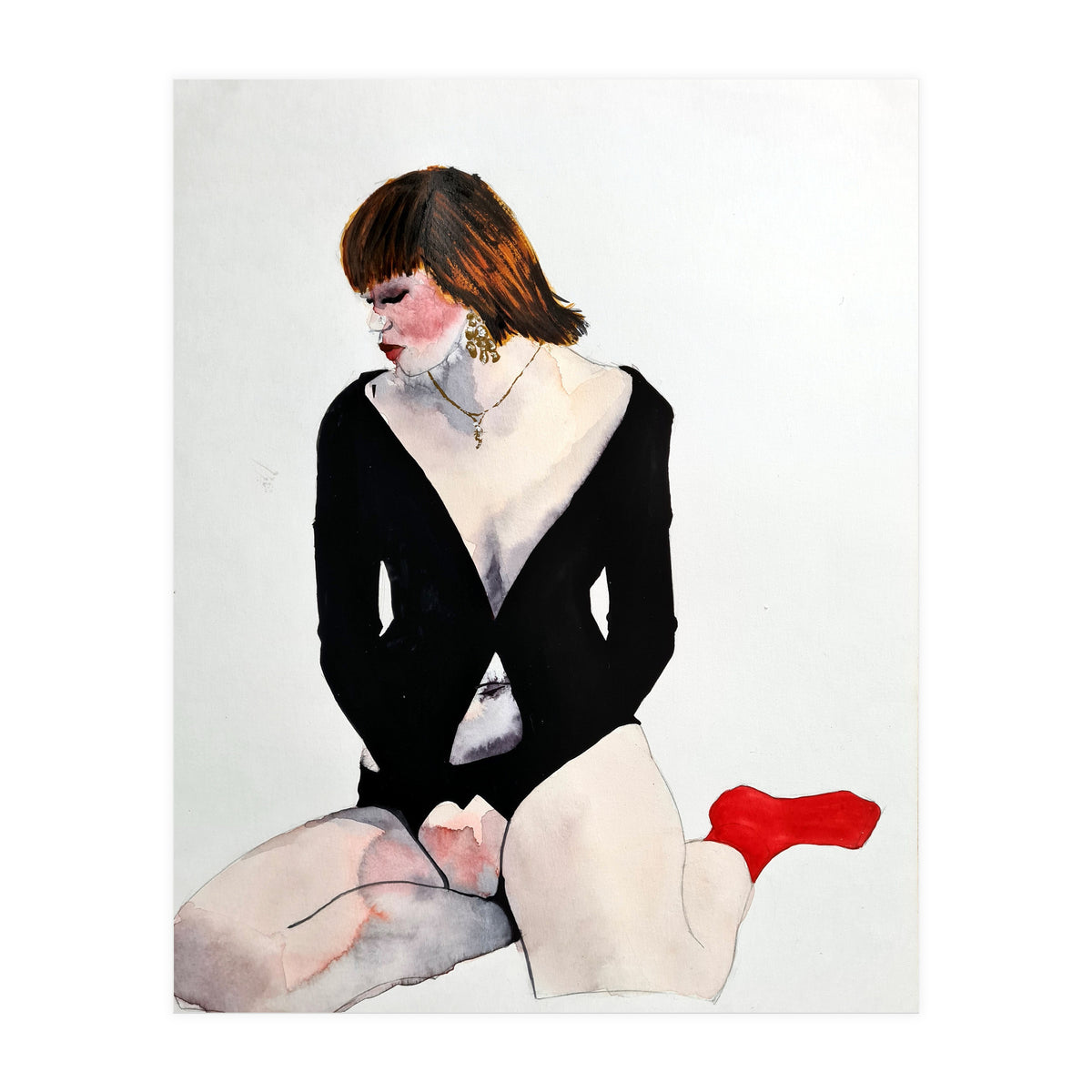 Untitled #95 Red Socks (Print Only)