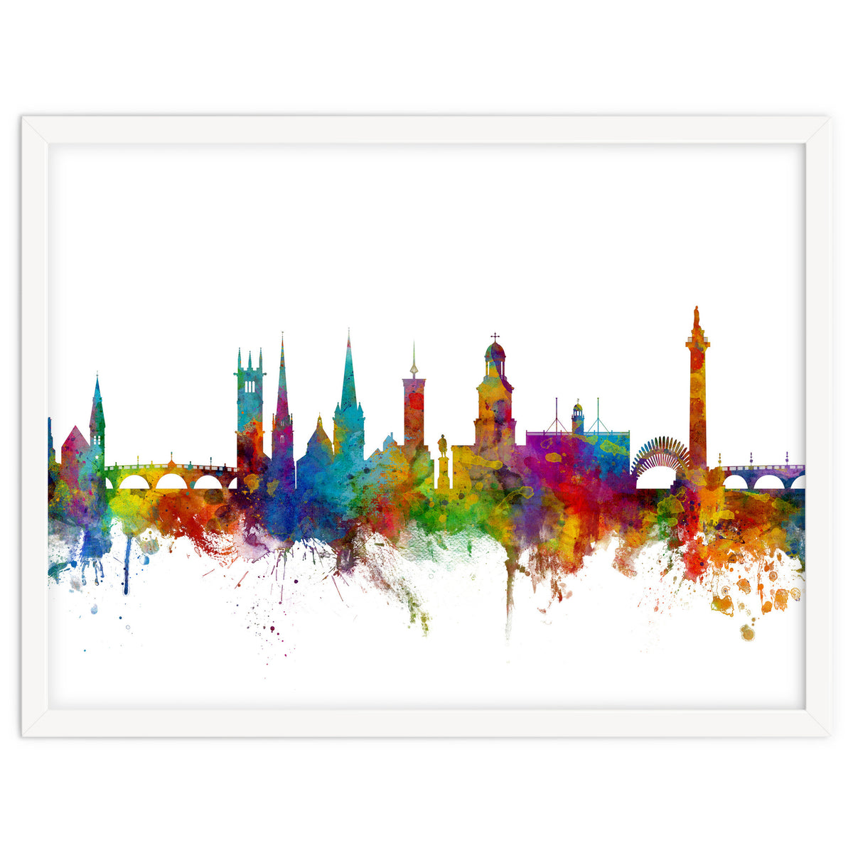 Shrewsbury England Skyline