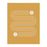 Mid-Century Modern No.20 - Woodblock Print (Print Only) thumbnail