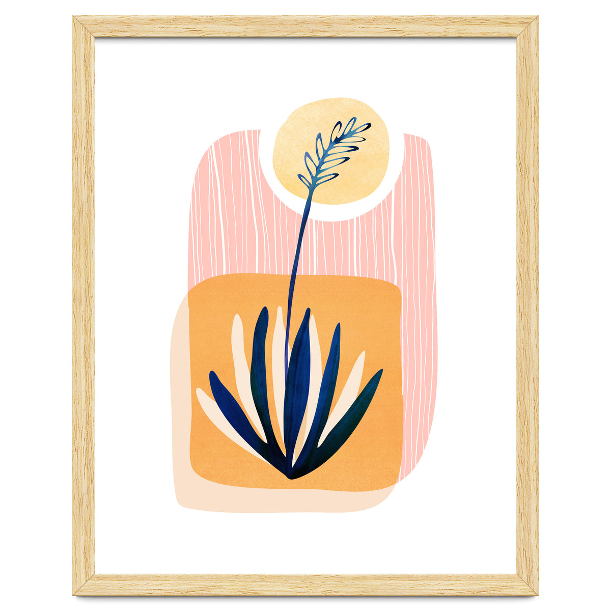 Painted Agave With Sun