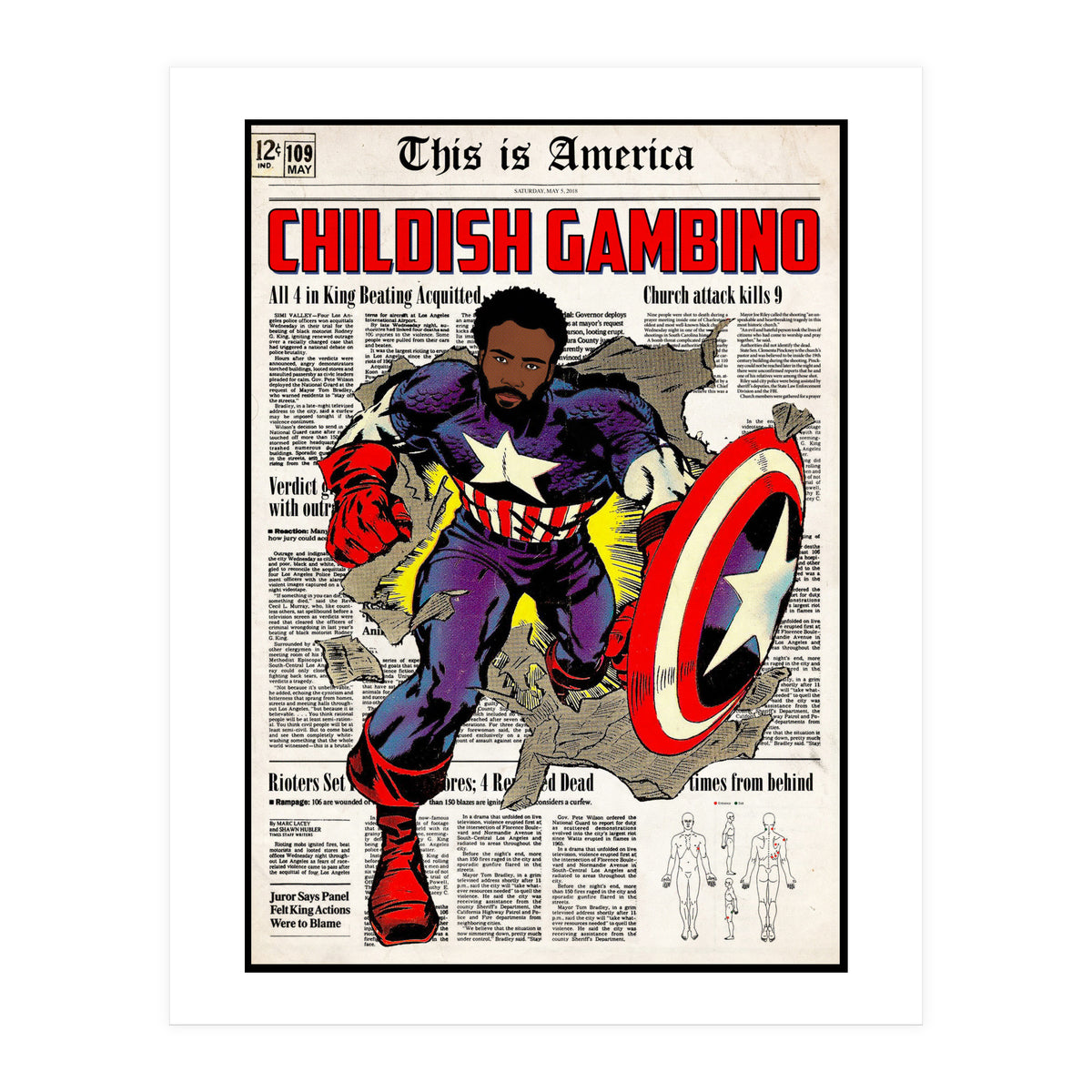 Dangerous Gambino (Print Only)