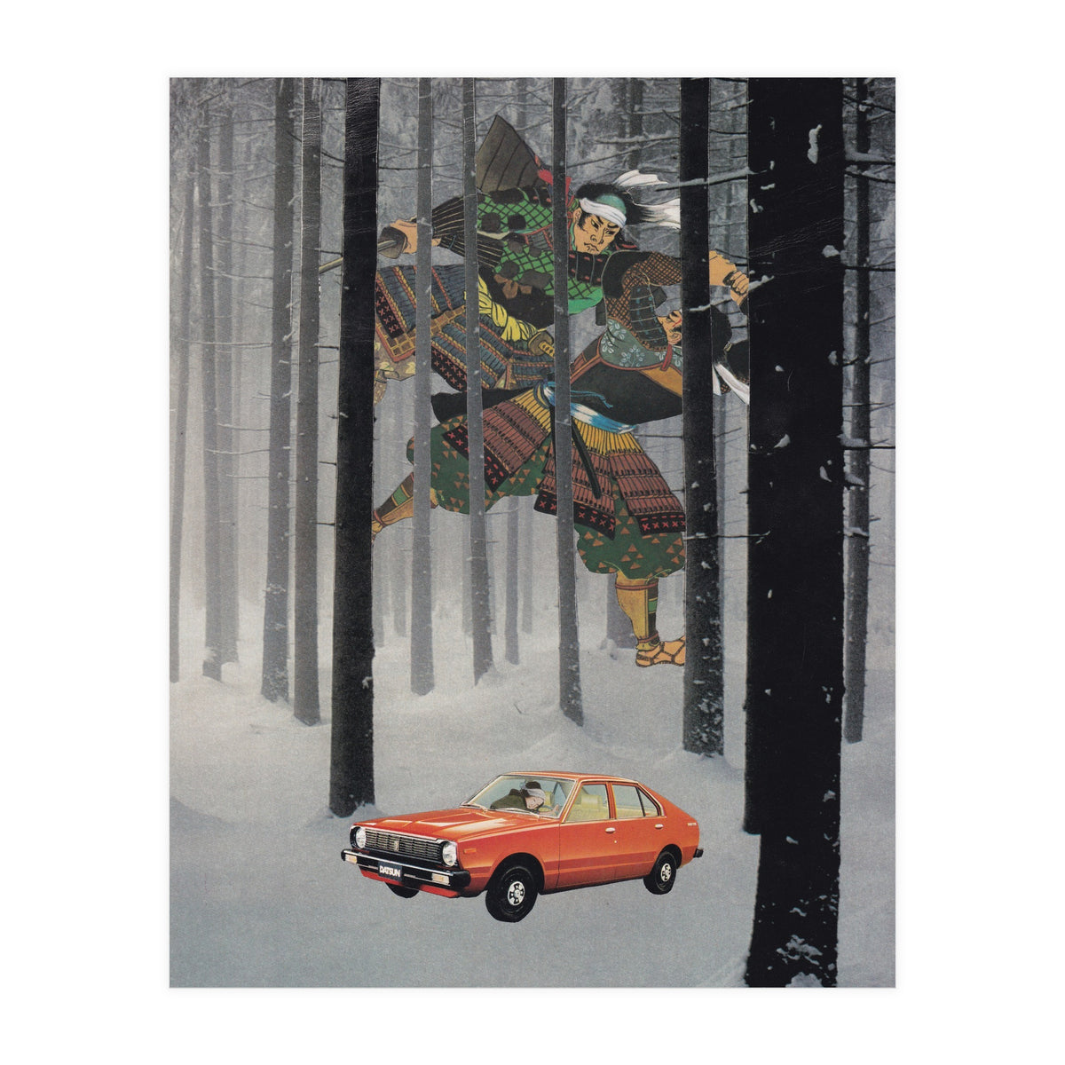 Dreaming In The Red Car (Print Only)