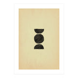 Abstract mid-century modern shapes (Print Only) thumbnail