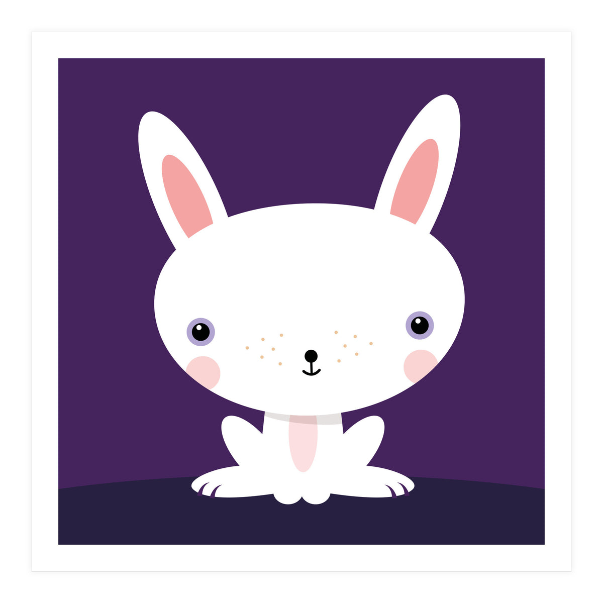 Nursery Kawaii Rabbit (Print Only)