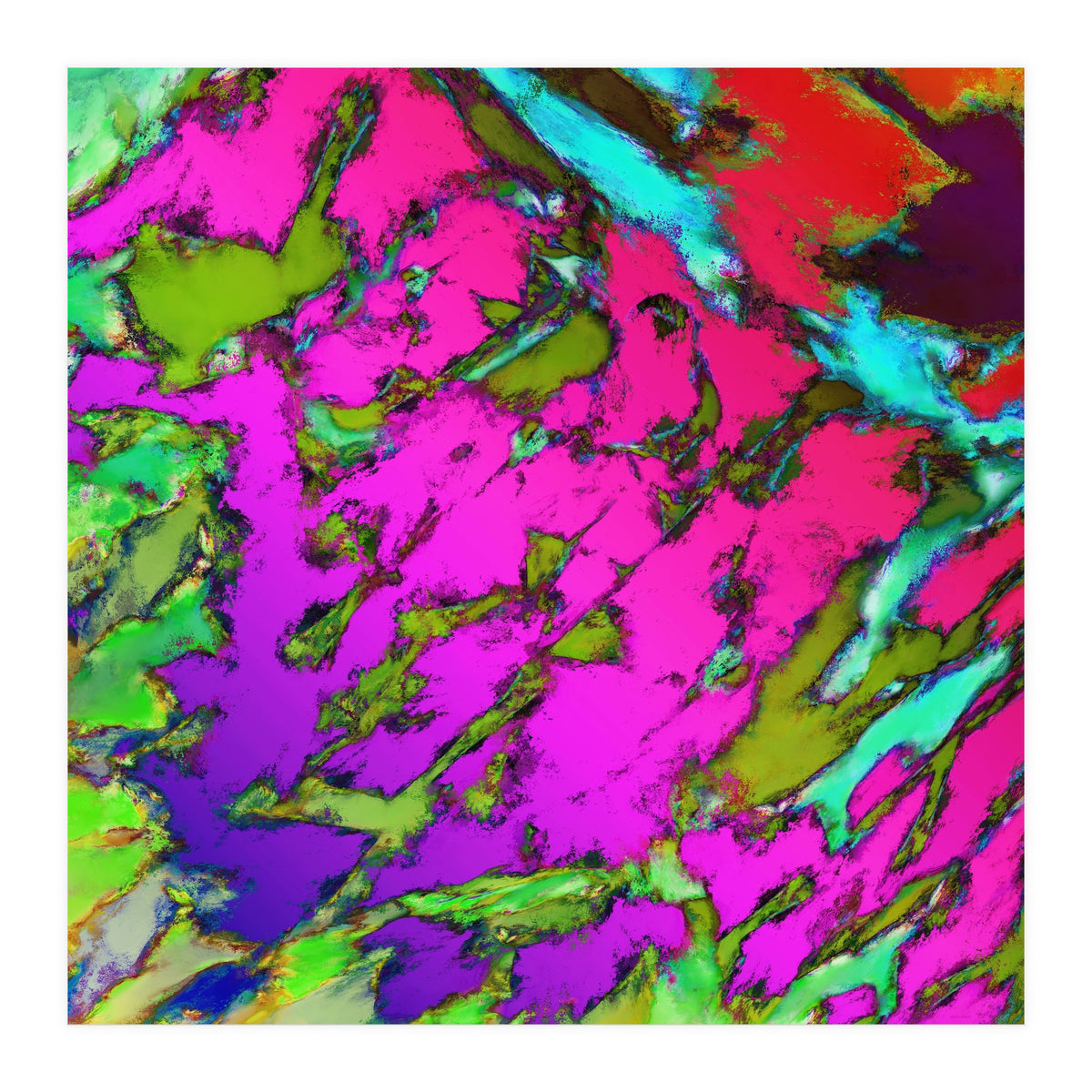 Shattering Pink Tigers (Print Only)