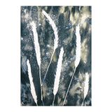 Indigo Blue Botanical Leaves No. 15 (Print Only) thumbnail