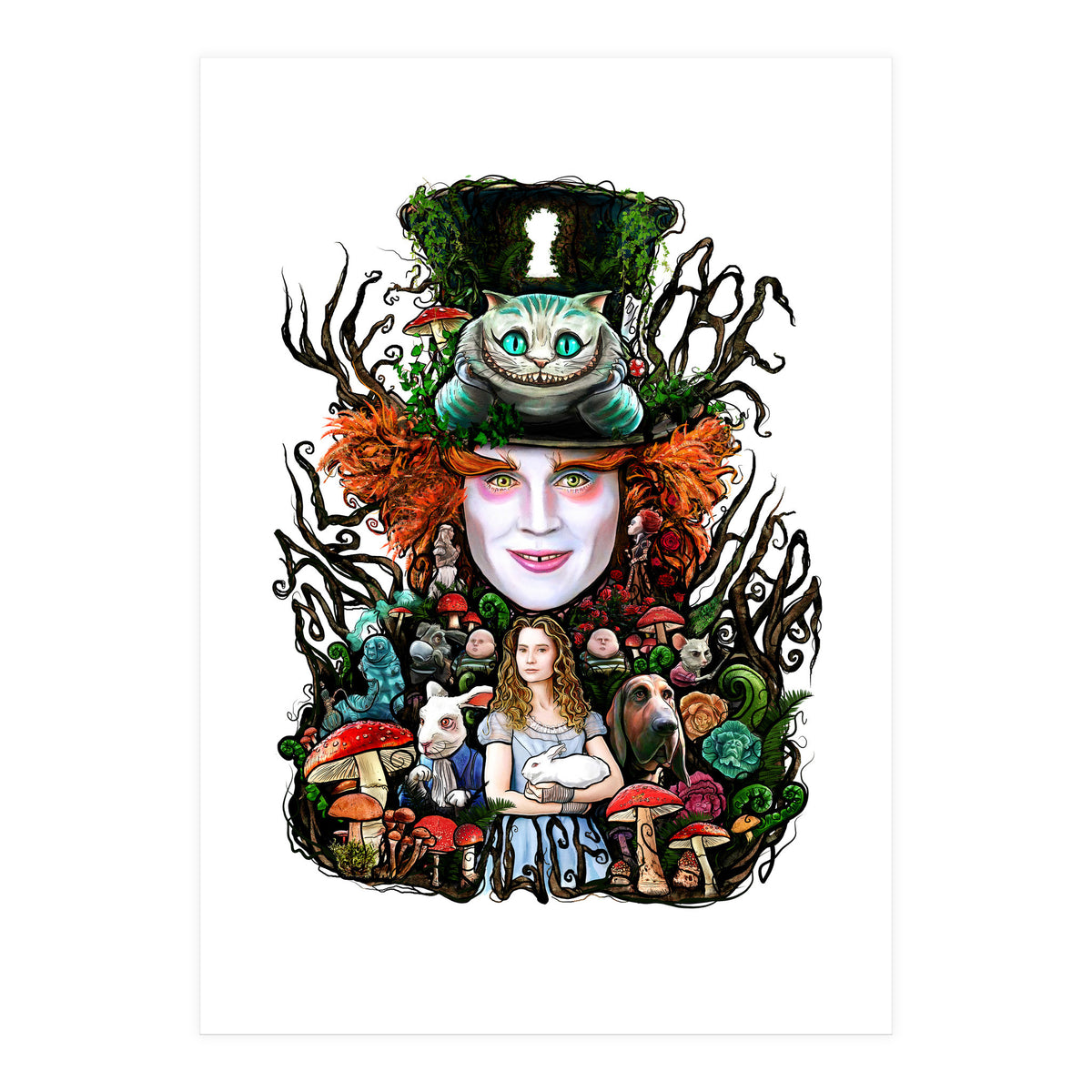 We Are All Mad Here (Print Only)