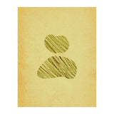 Balancing stones on the retro paper (Print Only) thumbnail