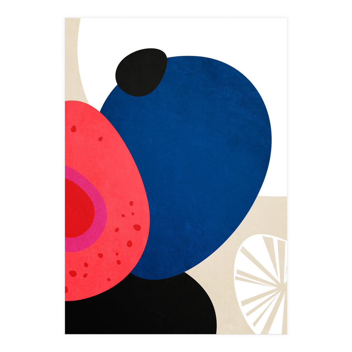 Pebbles and Seashells (Print Only)