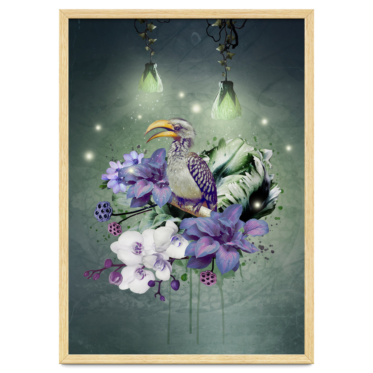 Floral Magic Hornbill