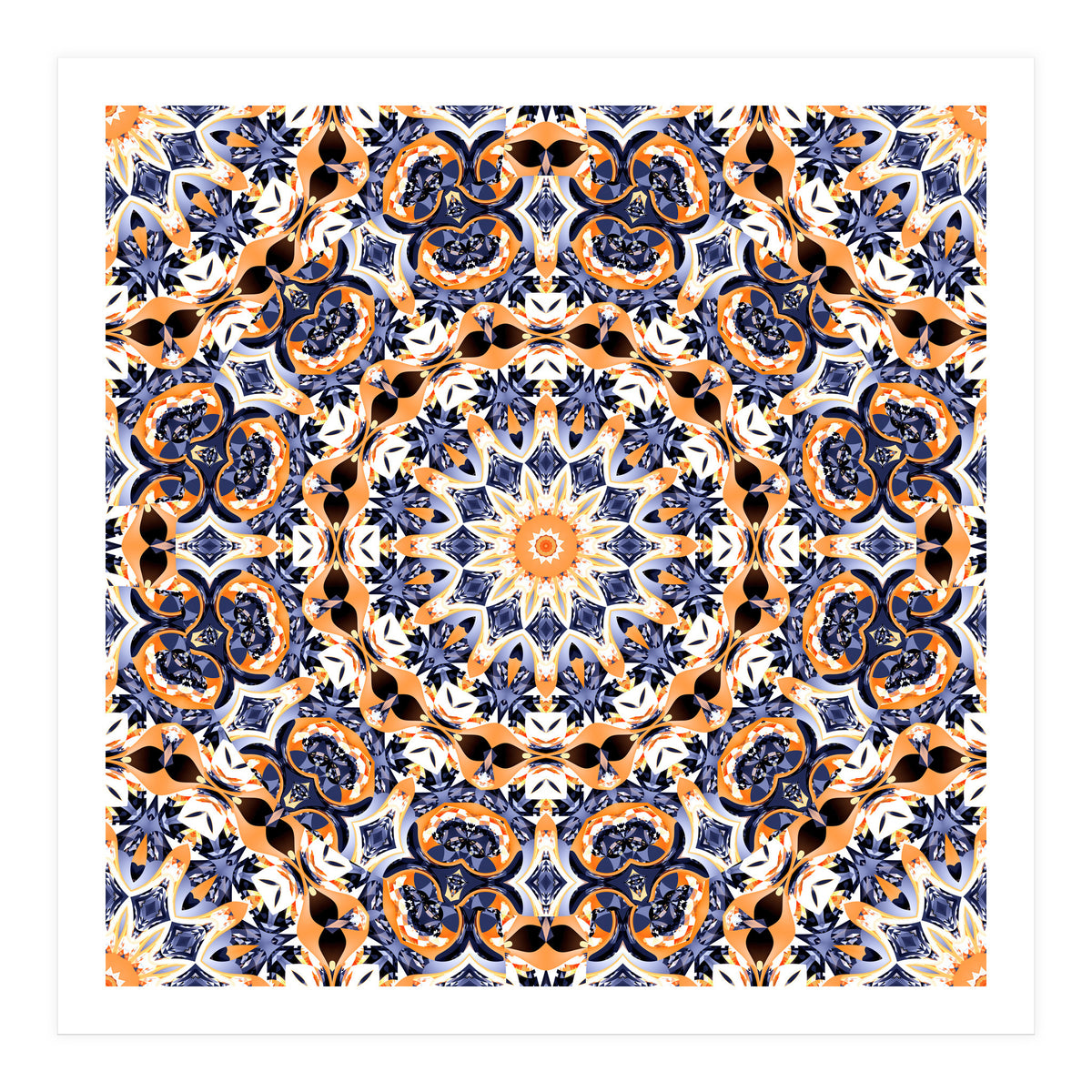 Abstract Mandala Pattern (Print Only)
