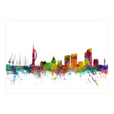 Portsmouth England Skyline (Print Only) thumbnail