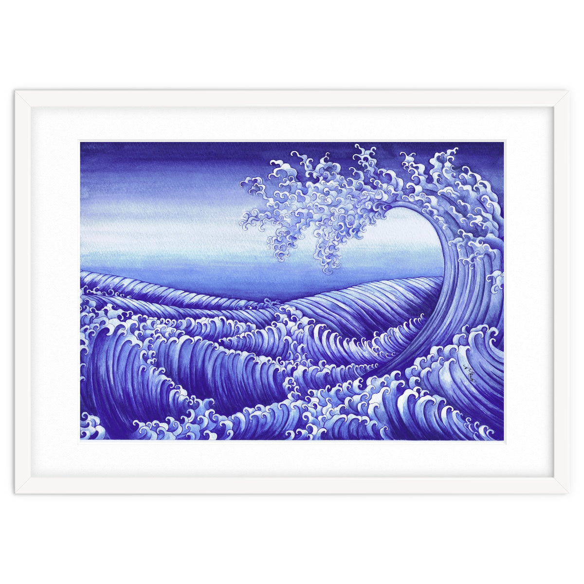 Turbulent Water Triptych part 3