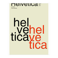 Helvetica Font Design (Print Only)