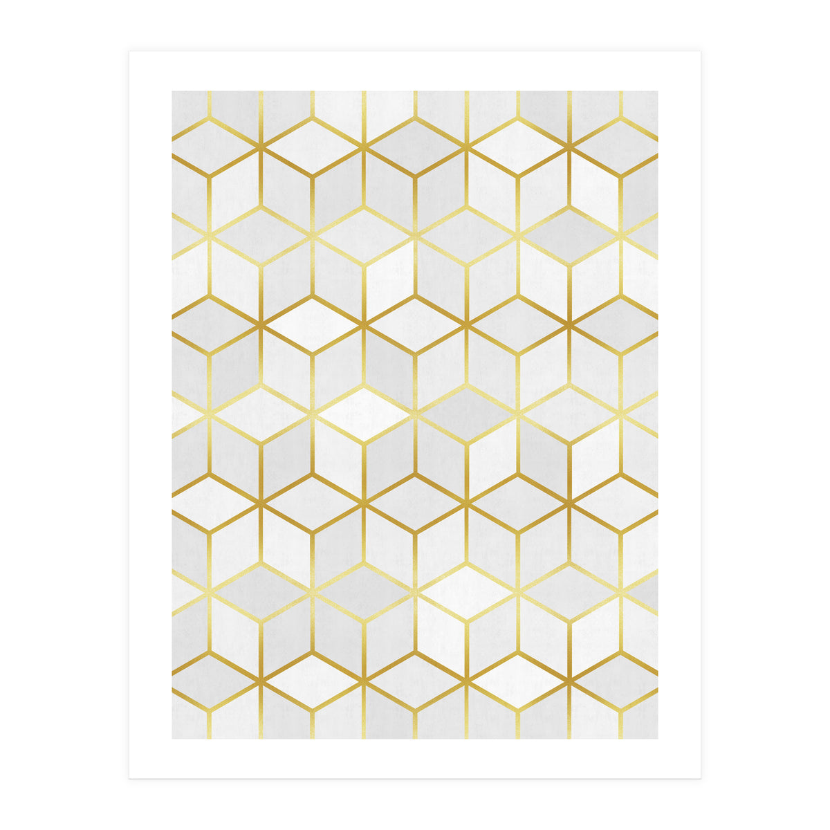 Colorful and golden pattern V (Print Only)