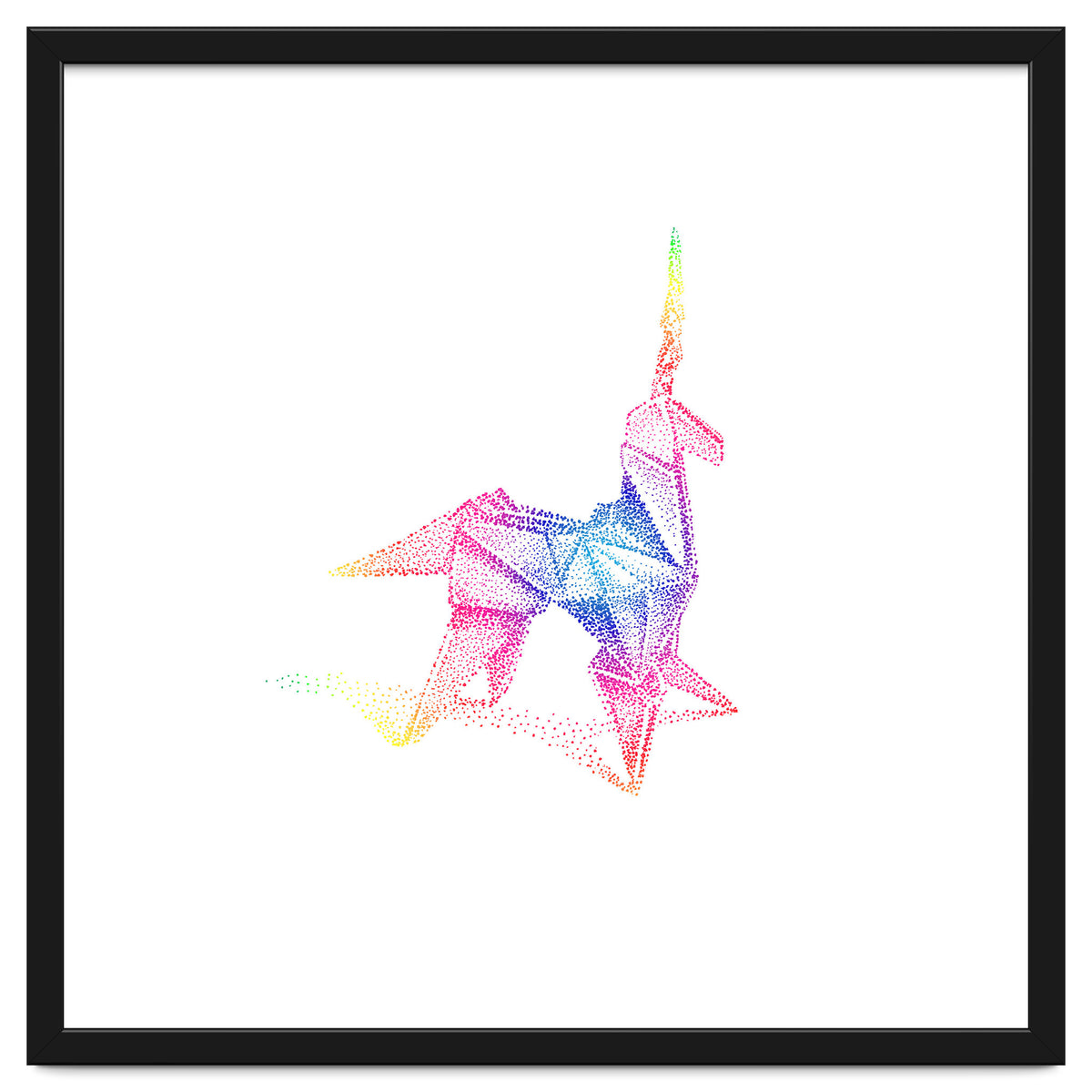 Rainbow Unicorn Origami