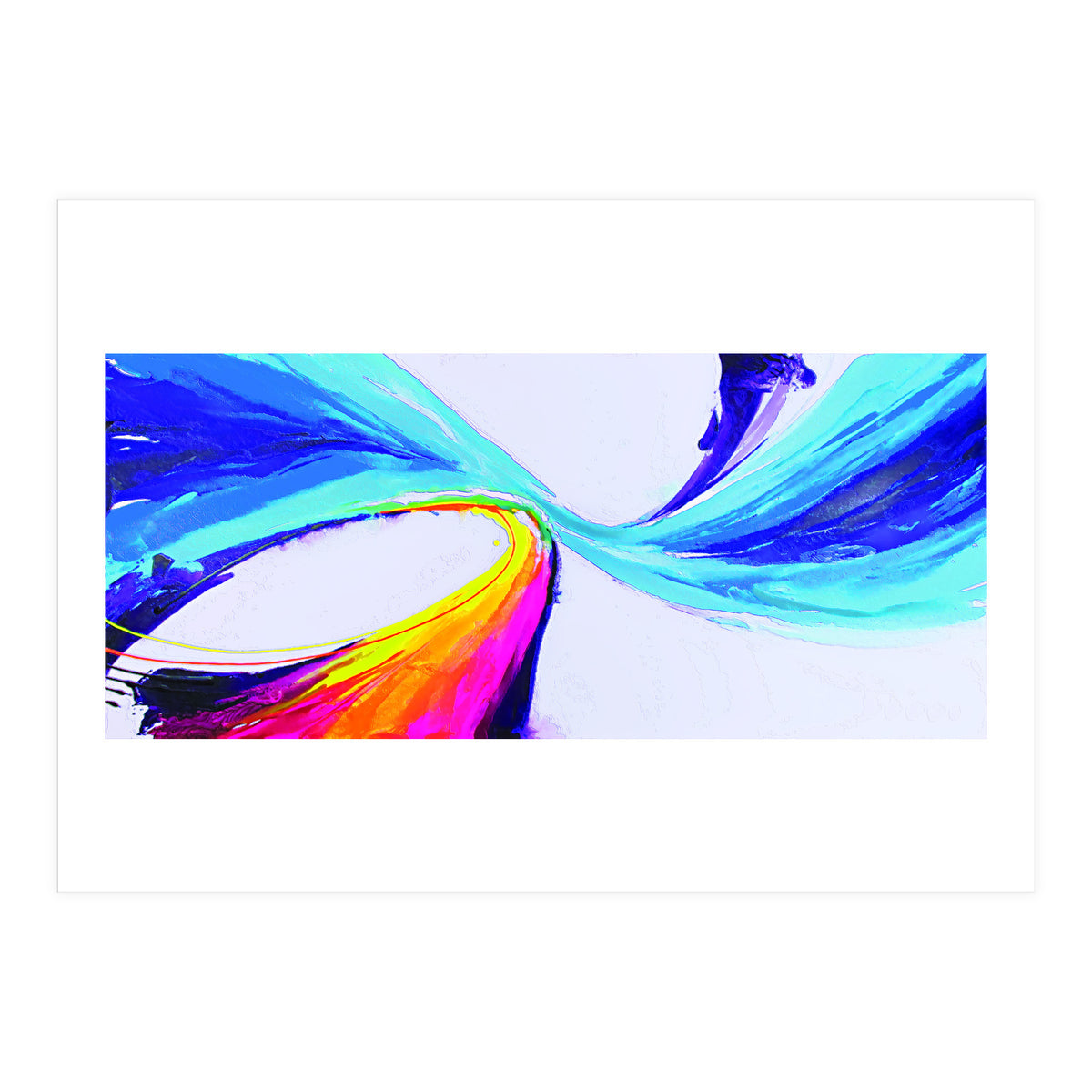 Abstract Art Britto - Qb297 (Print Only)