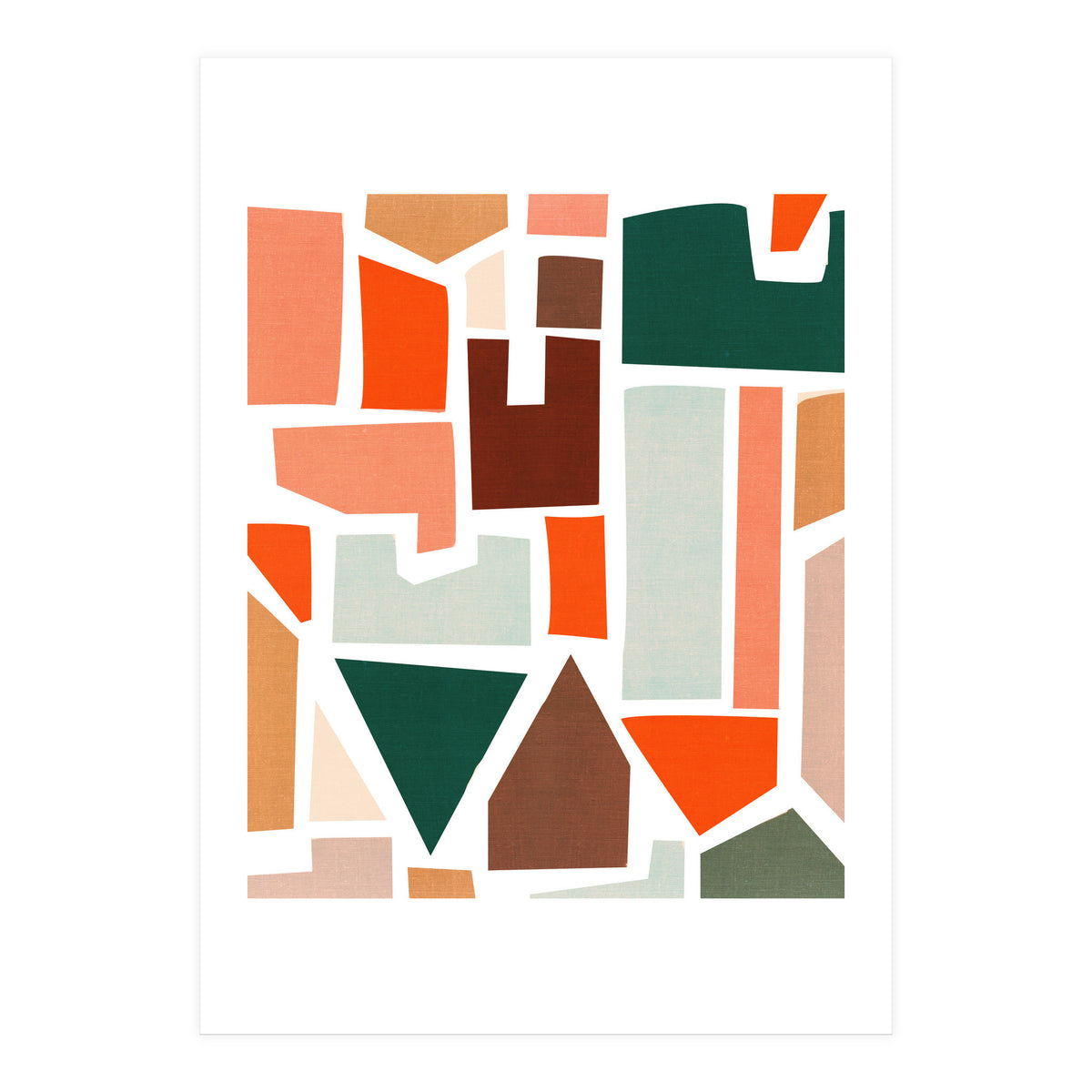 Navigate #Abstract Geometrical Pattern (Print Only)