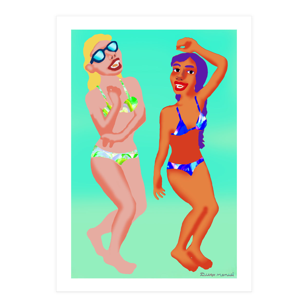 Fiesta En La Playa 1 (Print Only)