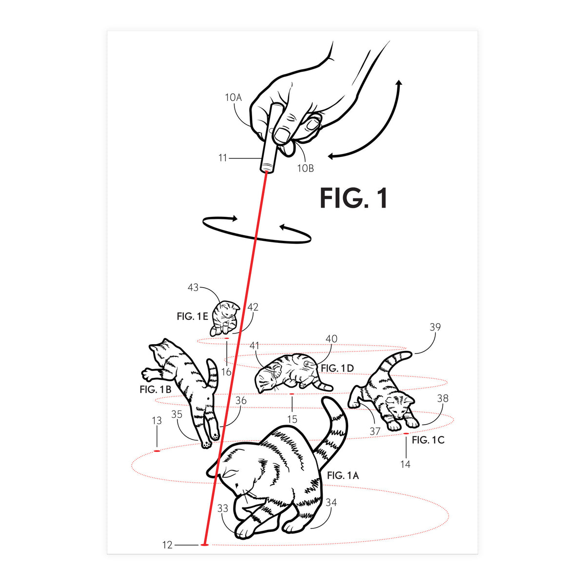Lazer Cats (Print Only)