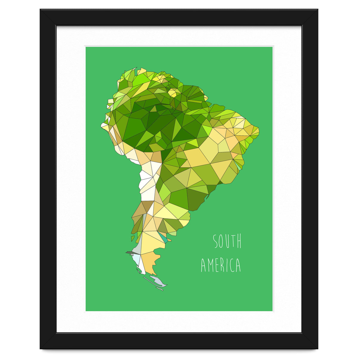 SOUTH AMERICA – Green