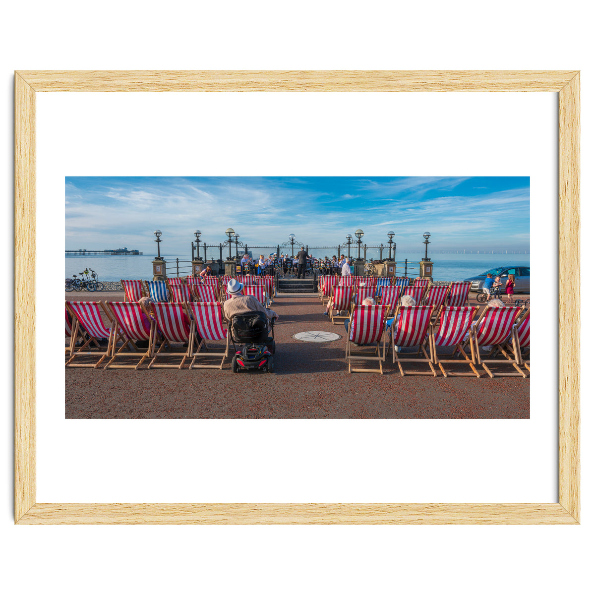 Llandudno Band Stand on a summers evening