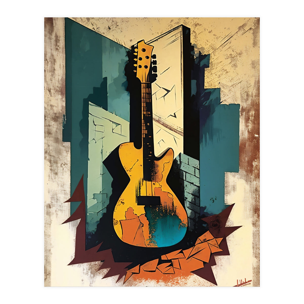 Guitar (Print Only)