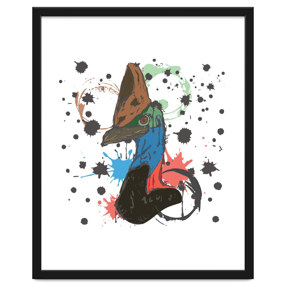 Cassowary Bird Sketch