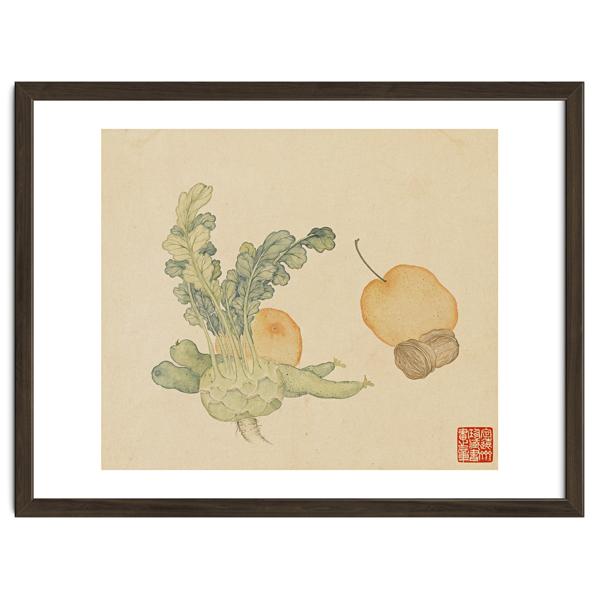 Wang Chengpi ~flowers And Vegetables, Vegetables, Fruits, Epiphyllum, Pears, Peppers