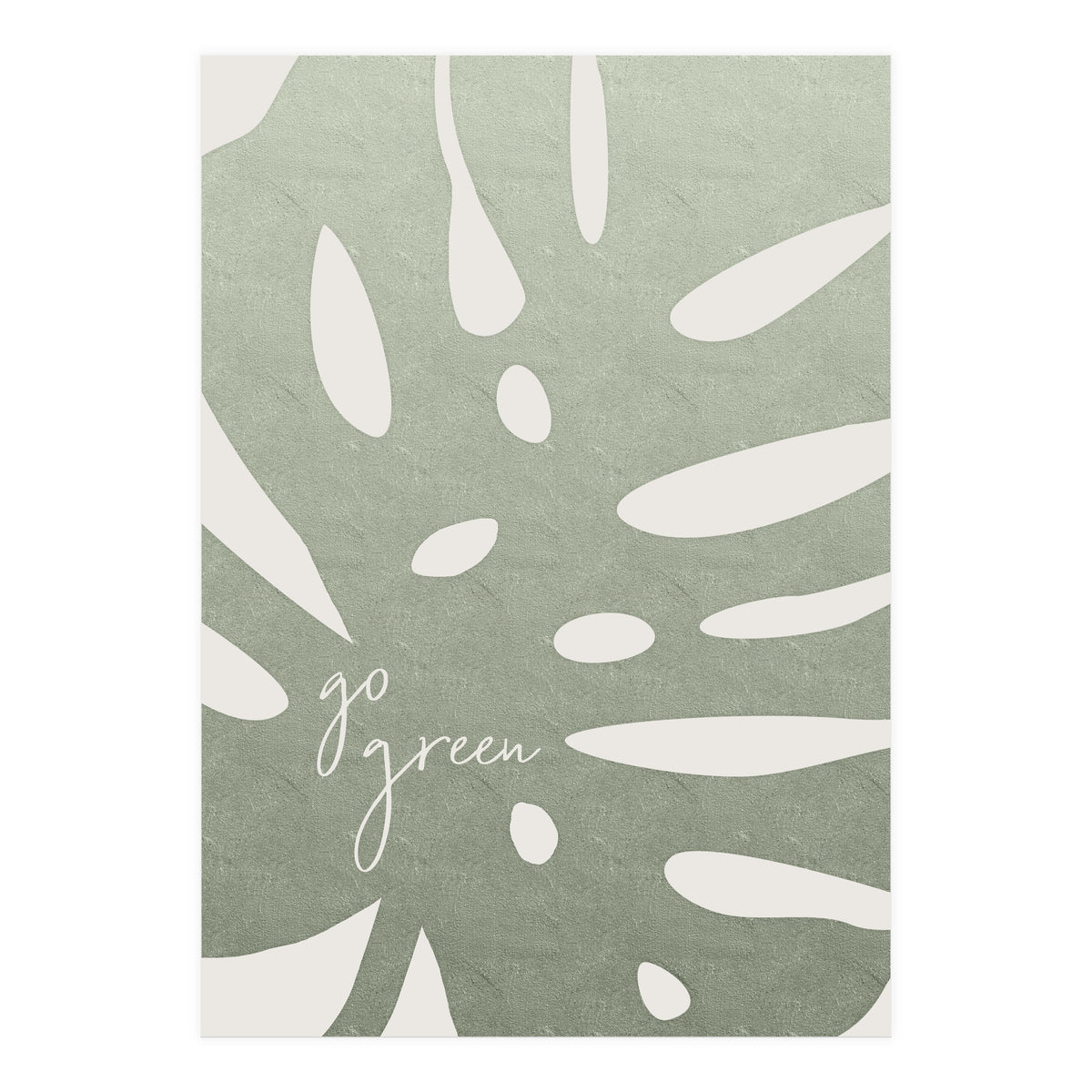 Go green (Print Only)