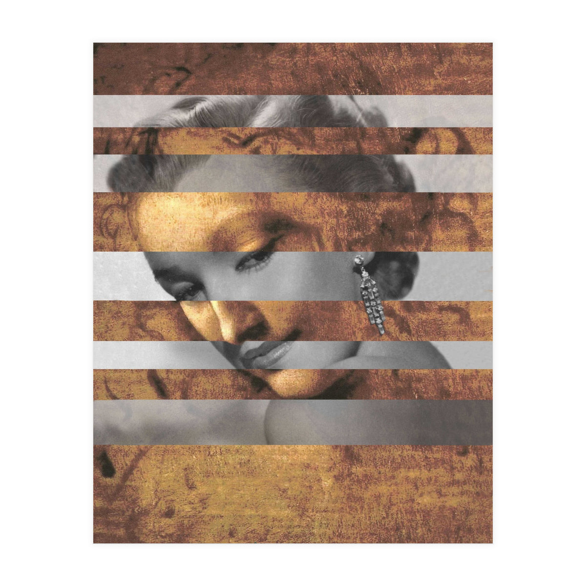 Leonardo's "Head of a Woman" & Marylin Monroe (Print Only)
