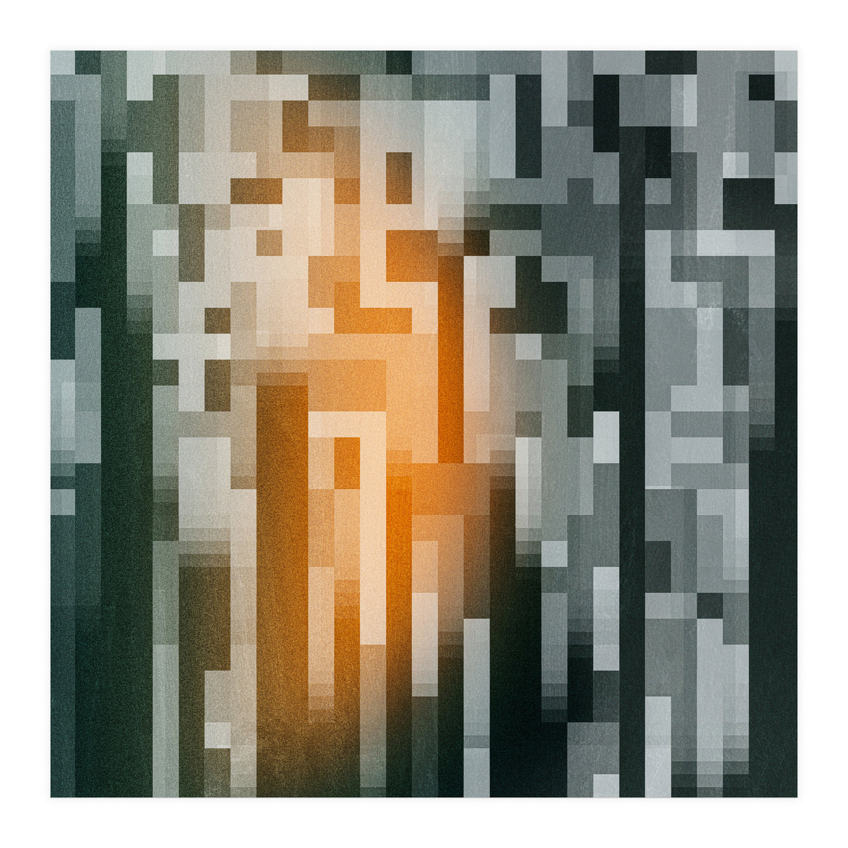 Pixel City #4 (Print Only)