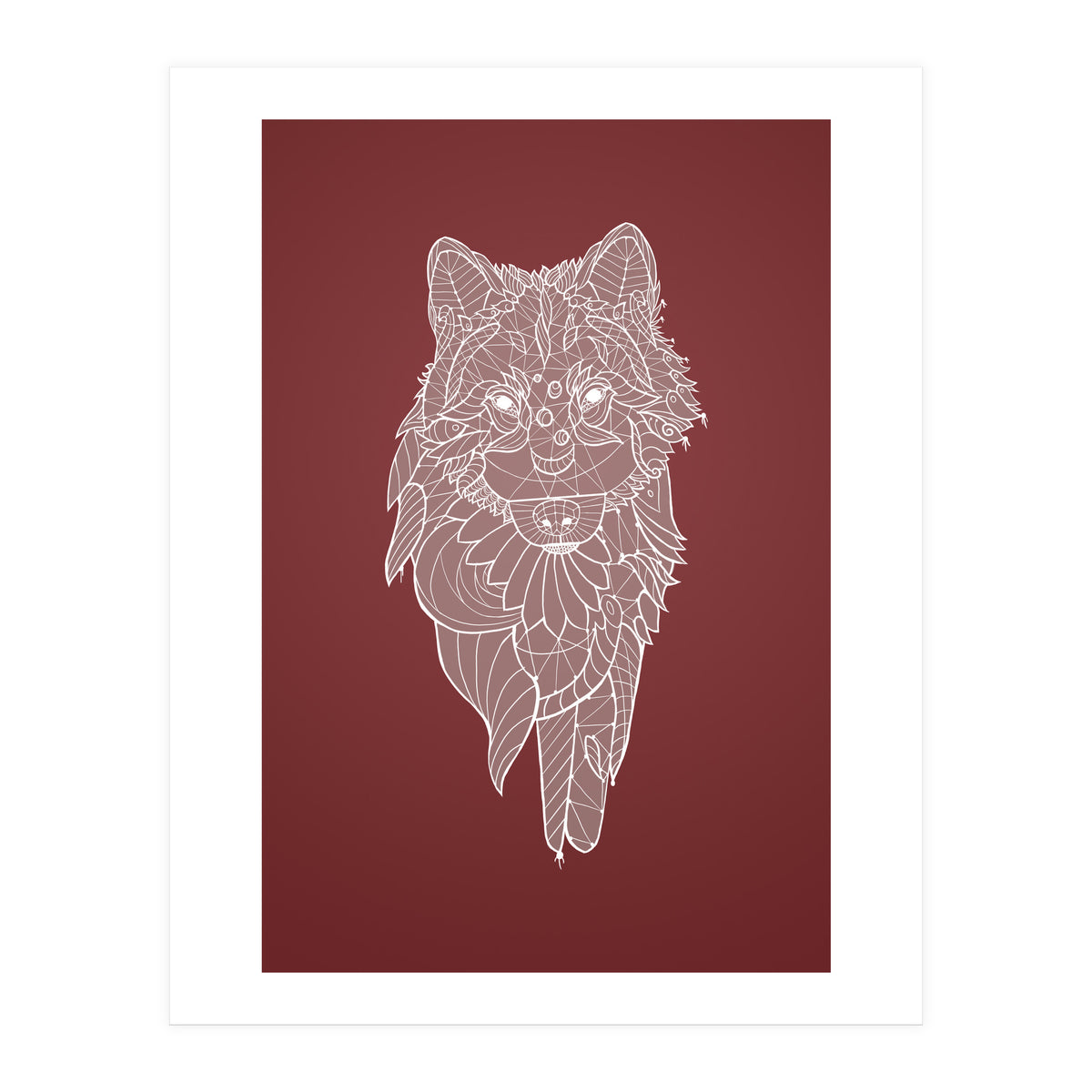 Lace Wolf (Print Only)