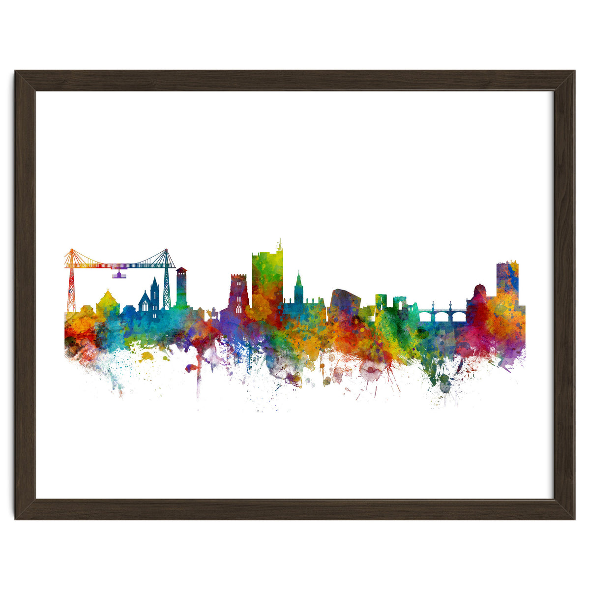 Newport Wales Skyline