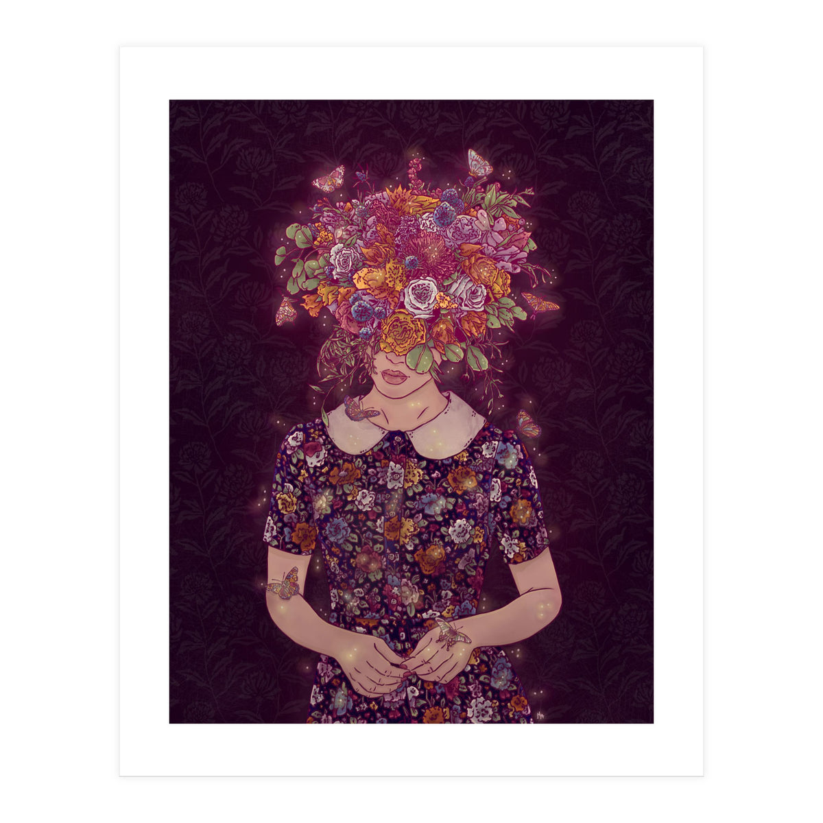 Shy Lady (Print Only)