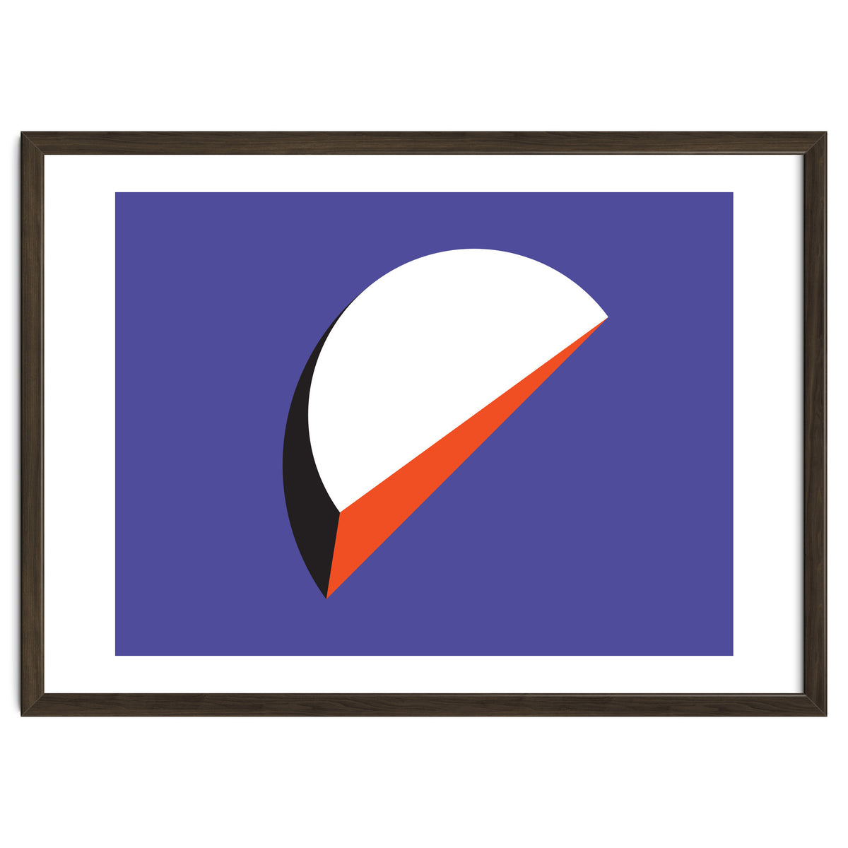 Geometric Shapes No. 37 - orange & purple