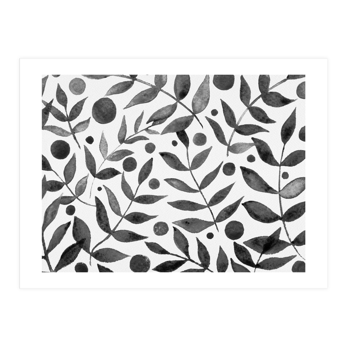 Watercolor Black Branches (Print Only)