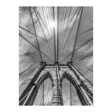 NEW YORK CITY Brooklyn Bridge in Detail | monochrome (Print Only) thumbnail