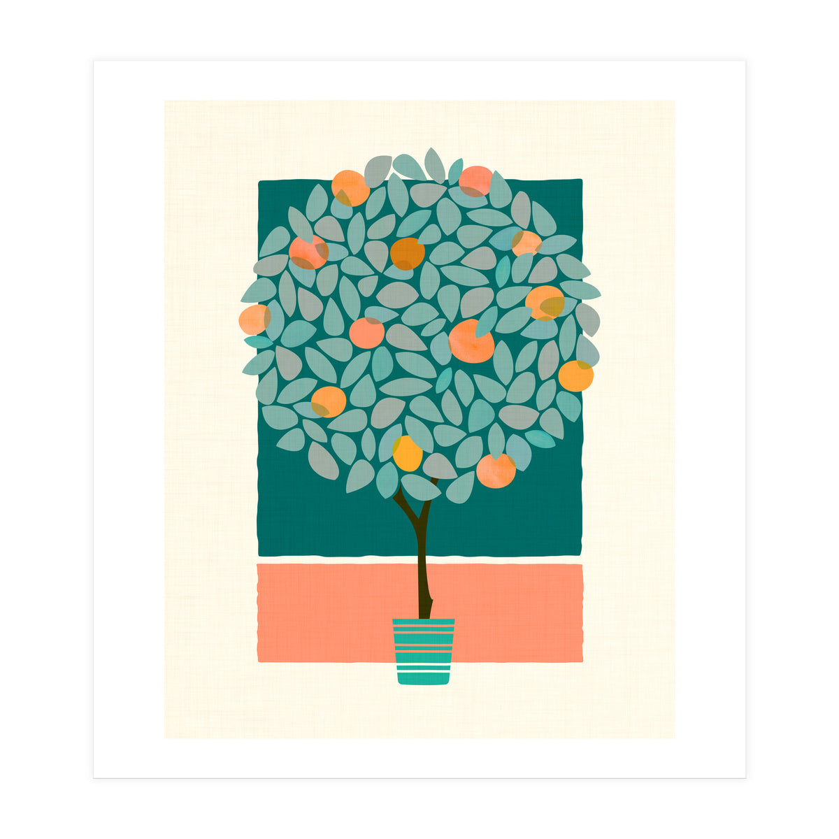 Fruit Tree Topiary (Print Only)