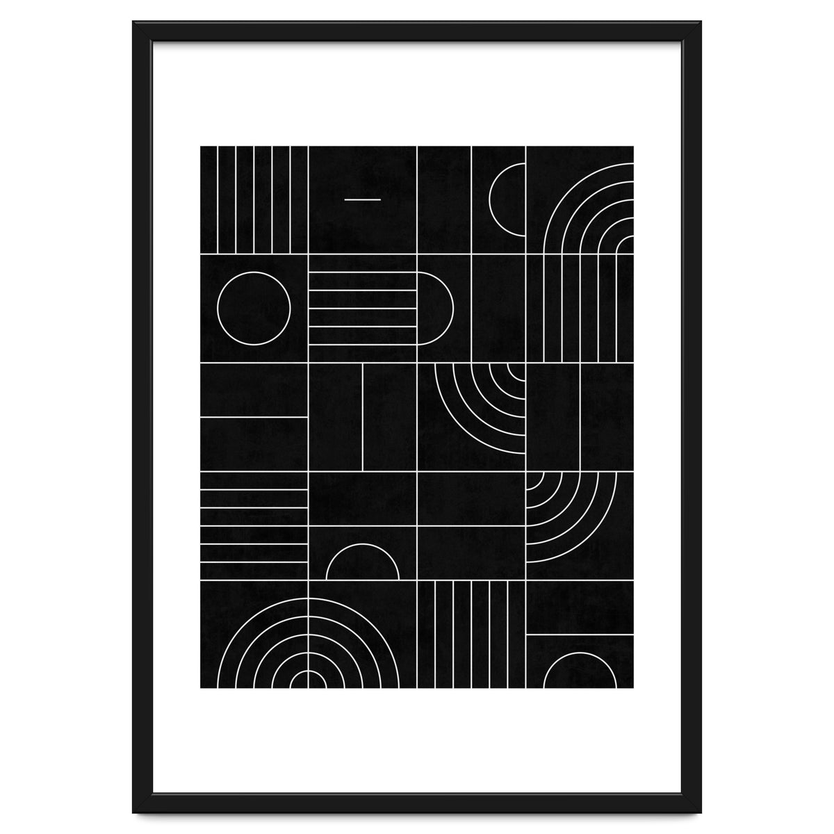 My Favorite Geometric Patterns No.27 - Black