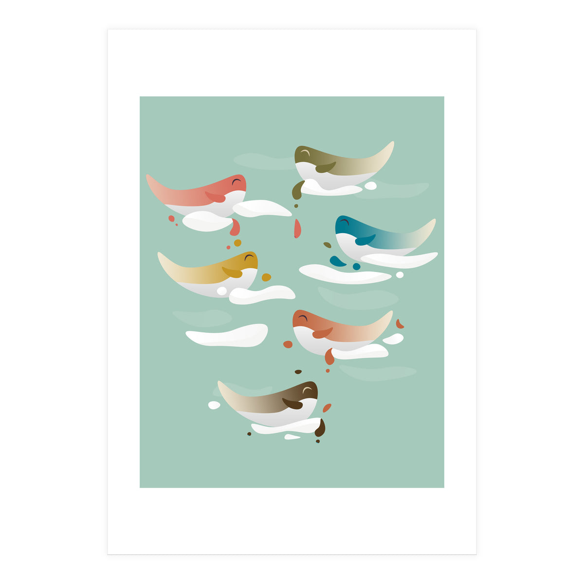 Whales fly in 1970 (Print Only)