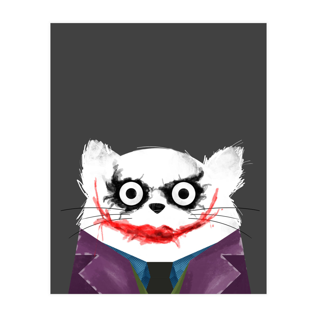 Doozal Cat Joker (Print Only)