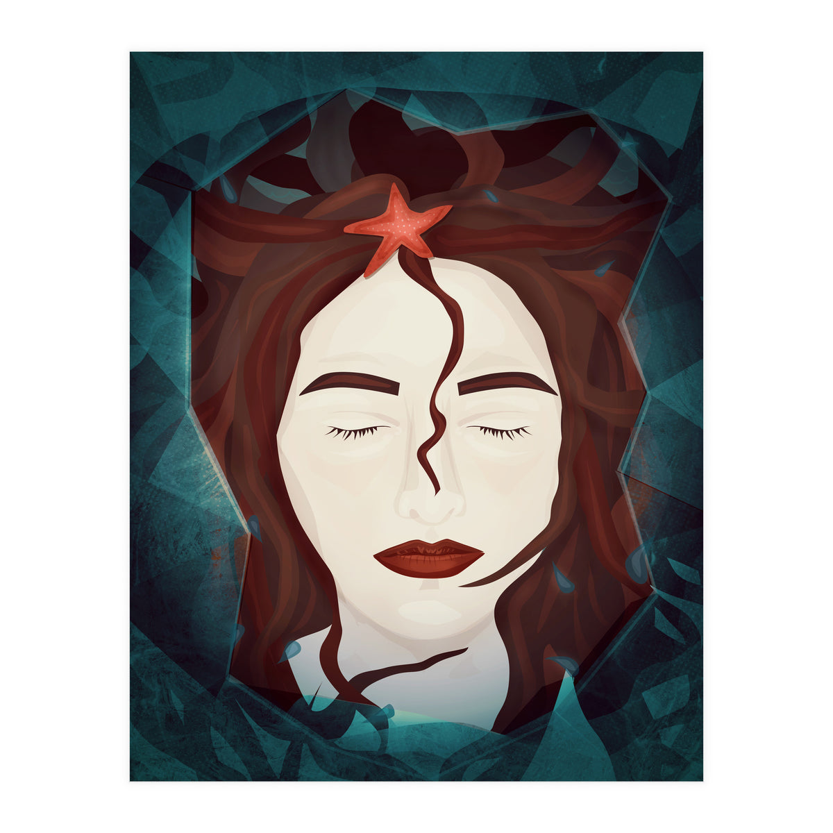 Sleeping with the Fishes (Sleeping Beauty Series) (Print Only)