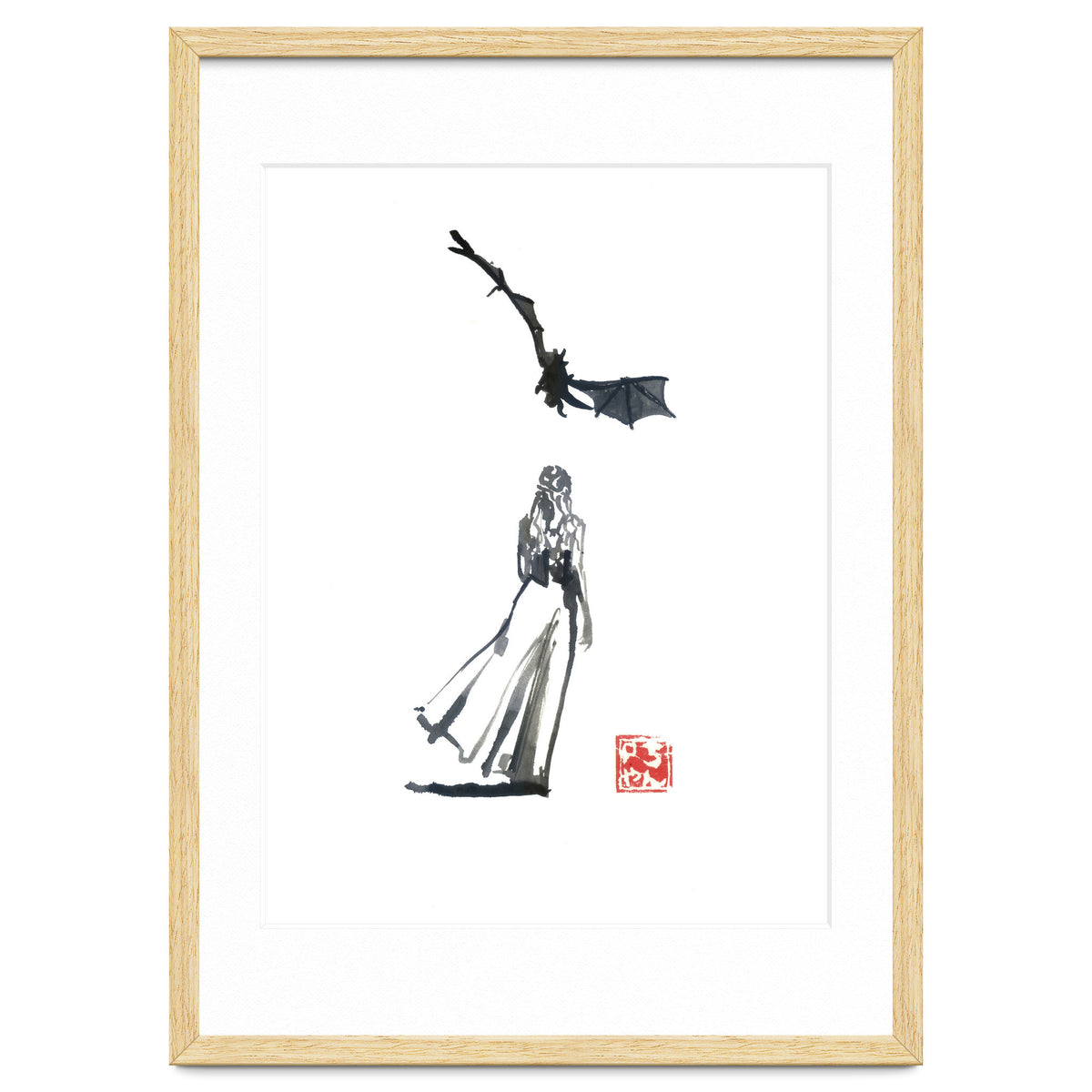 daenerys targaryen and the dragon