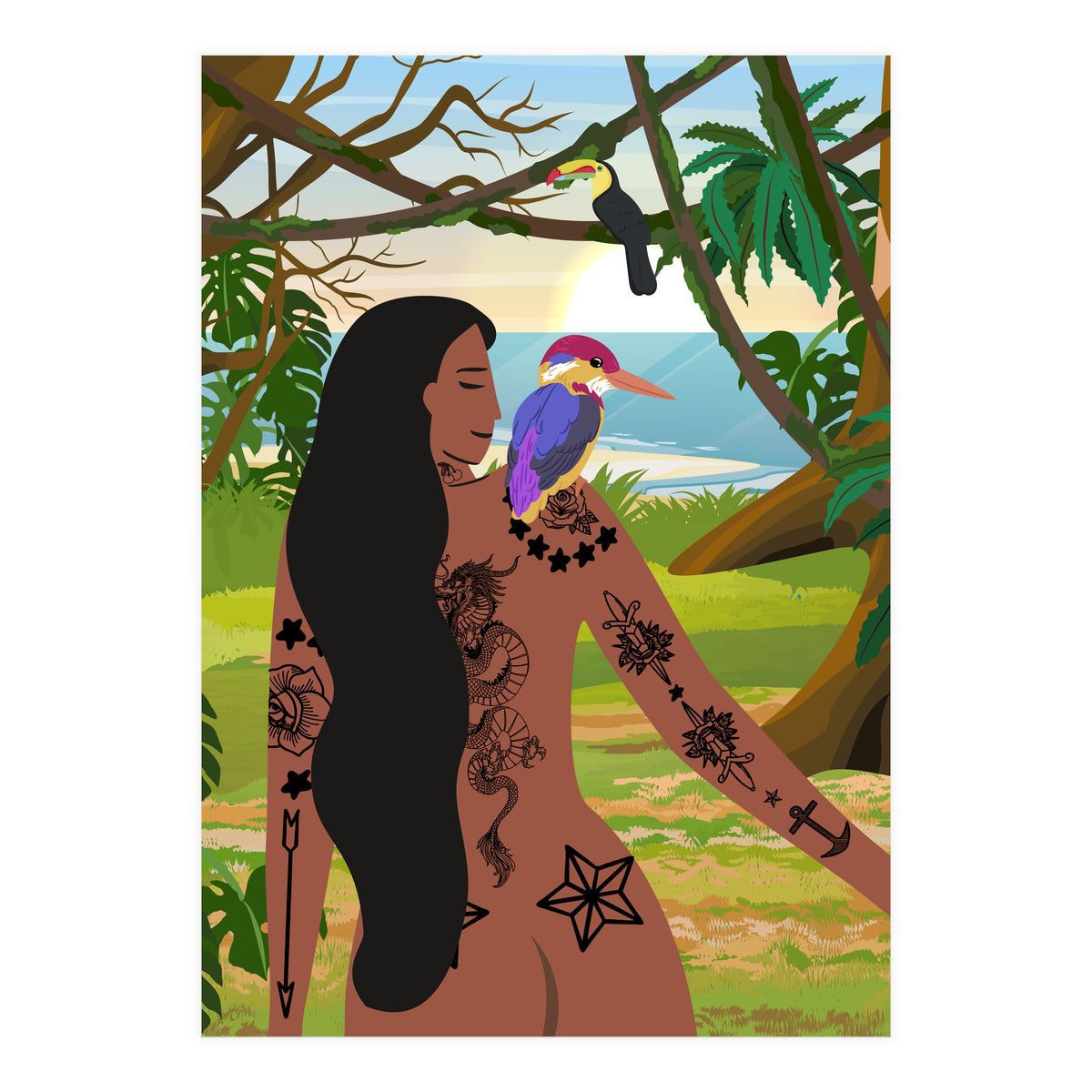 Ceyx Erithaca and Me (Print Only)