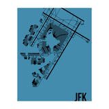 New York JFK Airport Layout (Print Only) thumbnail
