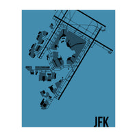 New York JFK Airport Layout (Print Only)