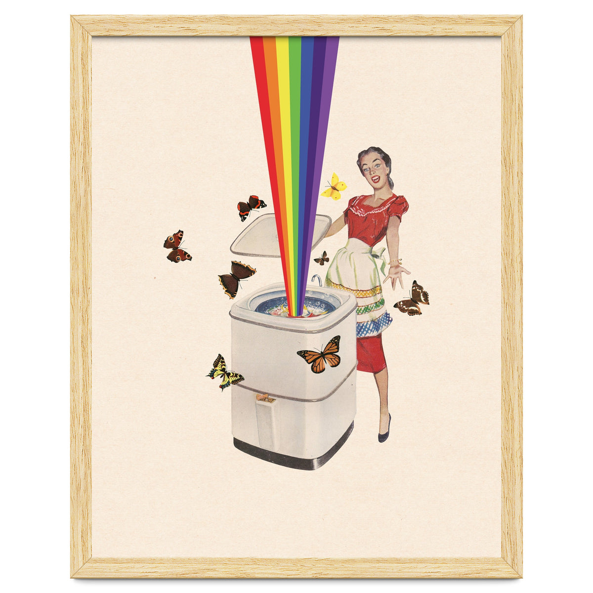 Rainbow Washing Machine