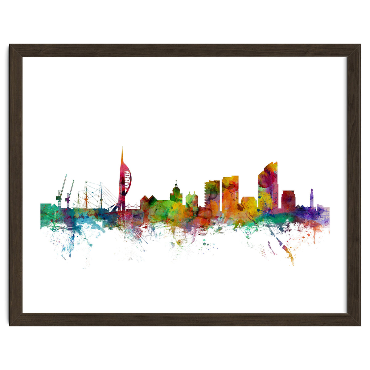 Portsmouth England Skyline