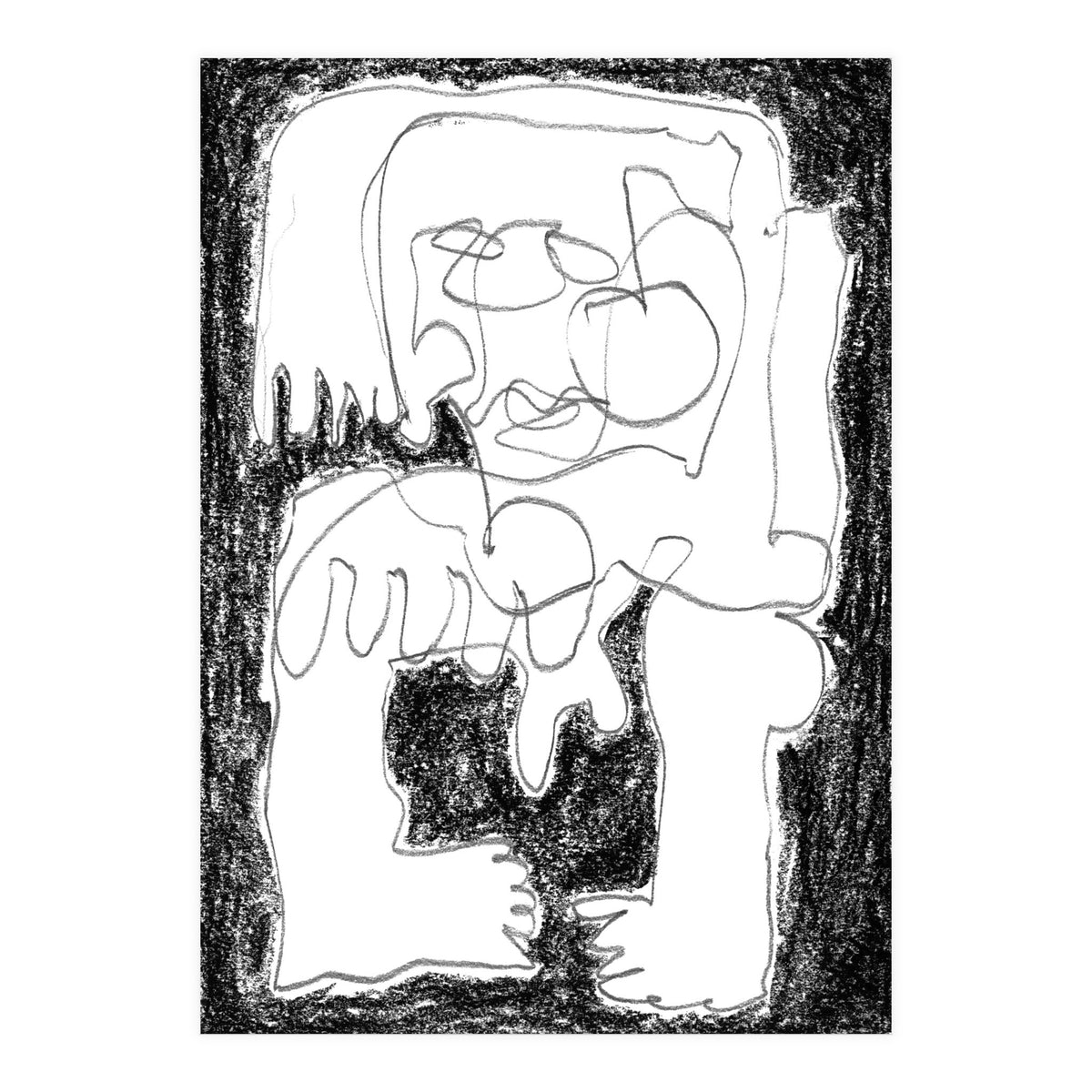 Static Noise - b&w (Print Only)